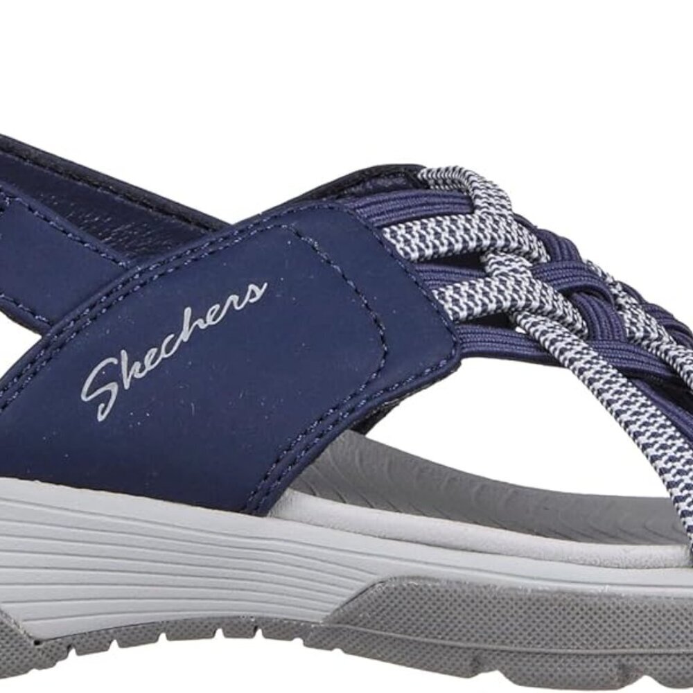 Womens Sport Sandals Reggae Style Comfort Arch Support Adjustable Strap Navy - Picture 6 of 8
